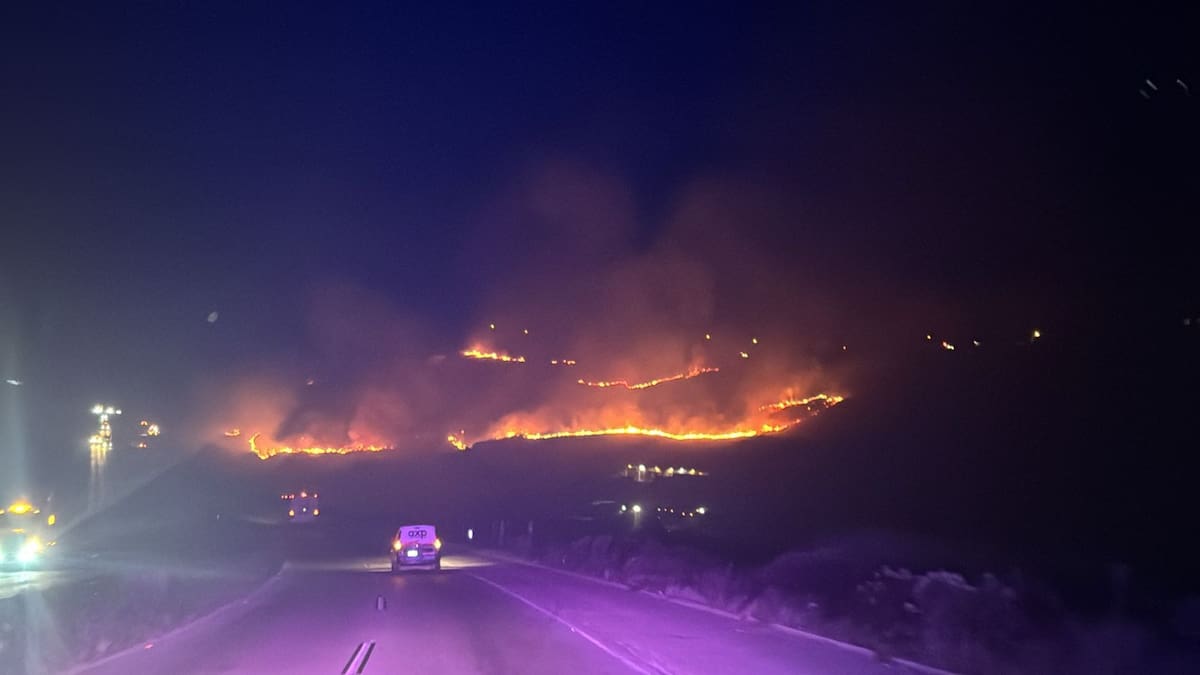 Los bomberos atendieron incendios de pastizales por la zona del Corredor 2000.