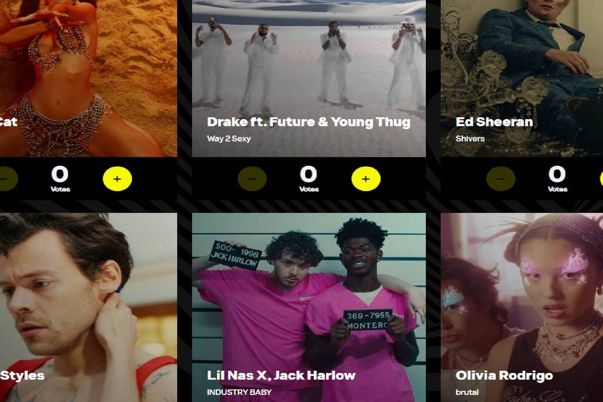 ¿Quienes lideran la lista de nominados para los MTV Video Music Awards?