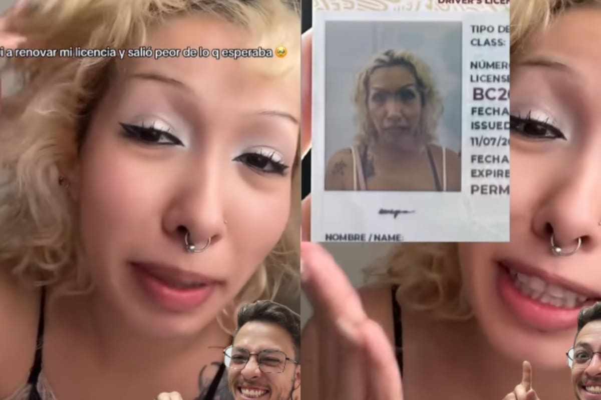 “¿Hace cuánto saliste de la cárcel?”: joven comparte la foto de su licencia y los usuarios no perdonan las bromas por su apariencia