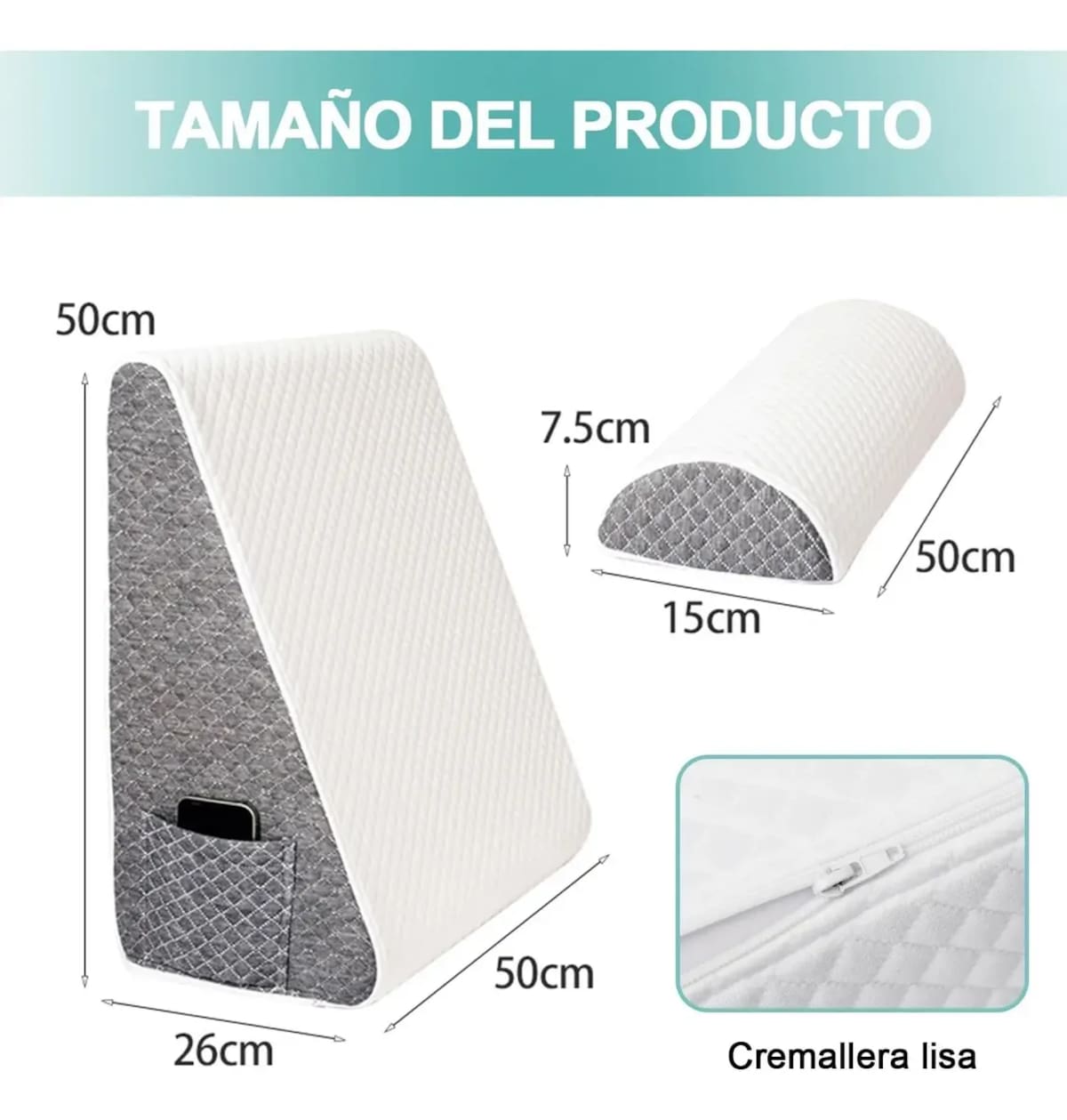 Almohada antireflujo tipo cuña | Mercado Libre