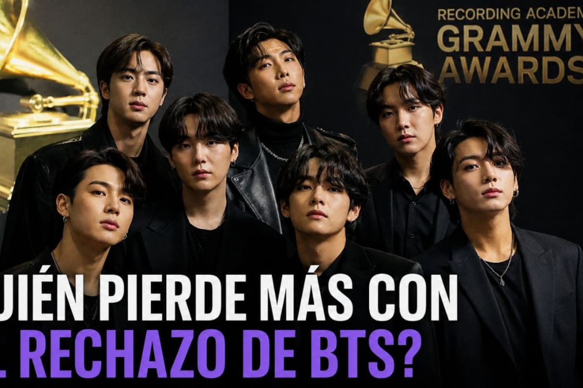 ¿Quién pierde más con el rechazo de BTS: el grupo o los Grammy? La decisión que abre un nuevo debate en la industria