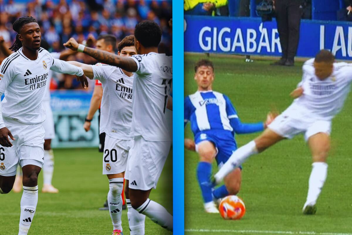 Real Madrid no deja tirada LaLiga y logra triunfo ante el Alavés; Mbappé fue expulsado por dura entrada