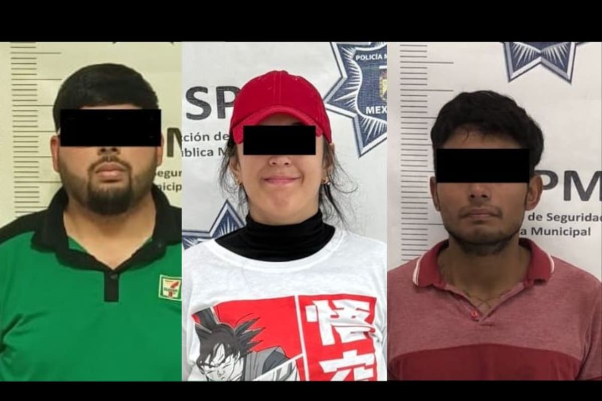 Detienen a tres por robo en diversos puntos de la ciudad