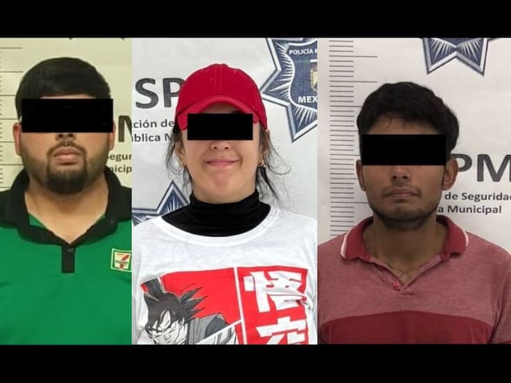 Detienen a tres por robo en diversos puntos de la ciudad