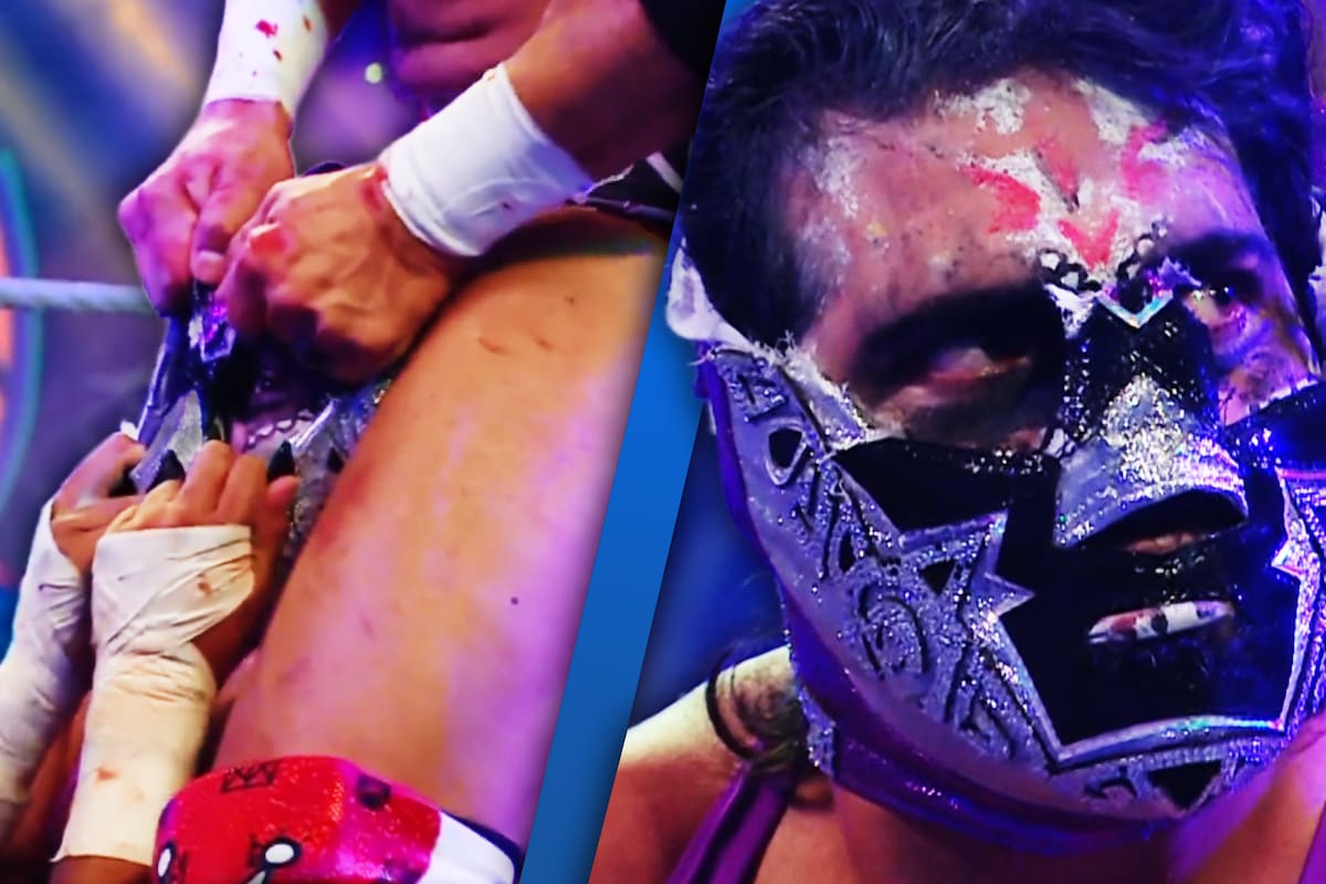 Así fue el momento en el que El hijo de Dr. Wagner Jr. casi pierde su mascara  en Halloween Havoc