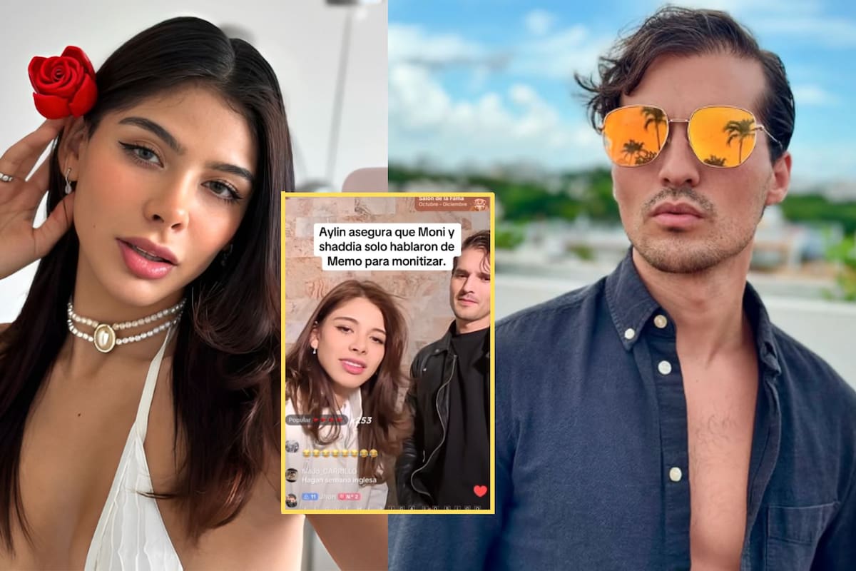 Influencer Aylin Criss defiende a Memo Aponte y acusa a sus exnovias