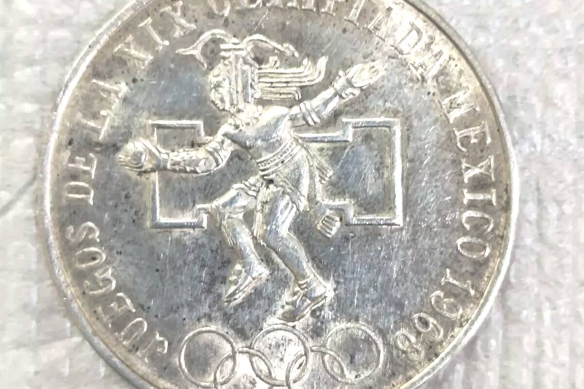 Se encuentra en venta a través de Mercado Libre moneda que conmemora los Juegos Olímpicos de México 1968