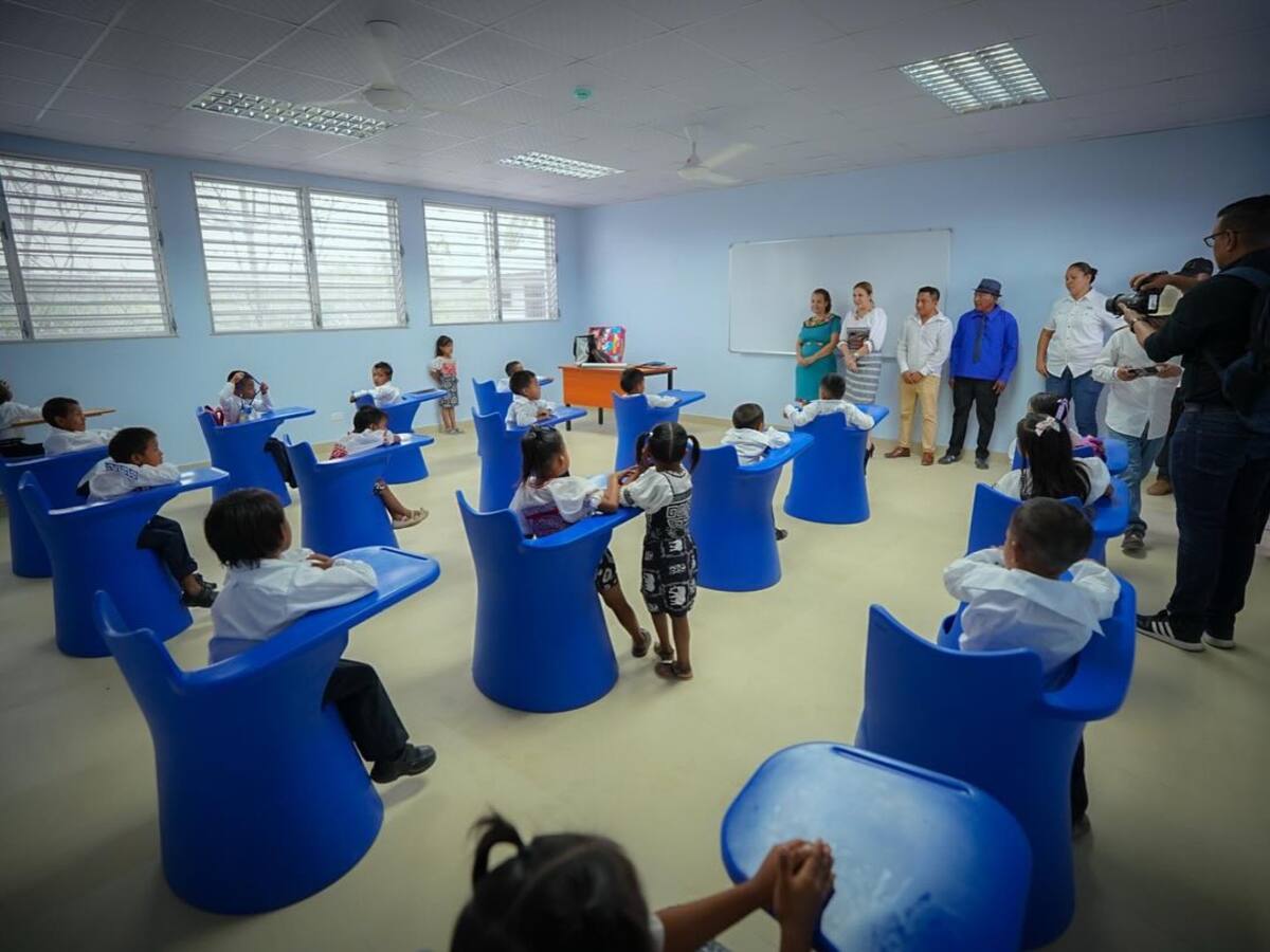 Escuela en Panamá. / Ministerio de Gobierno de Panamá.