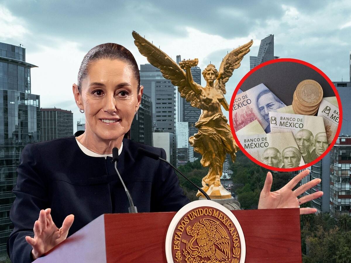 Sheinbaum presume crecimiento del PIB de México pese a pronósticos de recesión. | Crédito: EFE/Canva