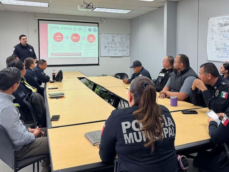 Capacitan a policías de Mexicali contra extorsiones