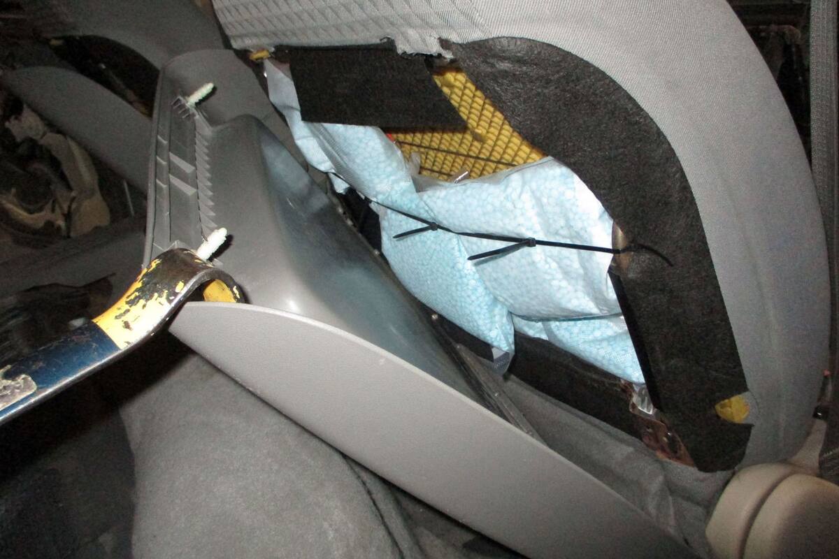 CBP decomisa en garita de SY más de 11 mdd en pastillas de fentanilo