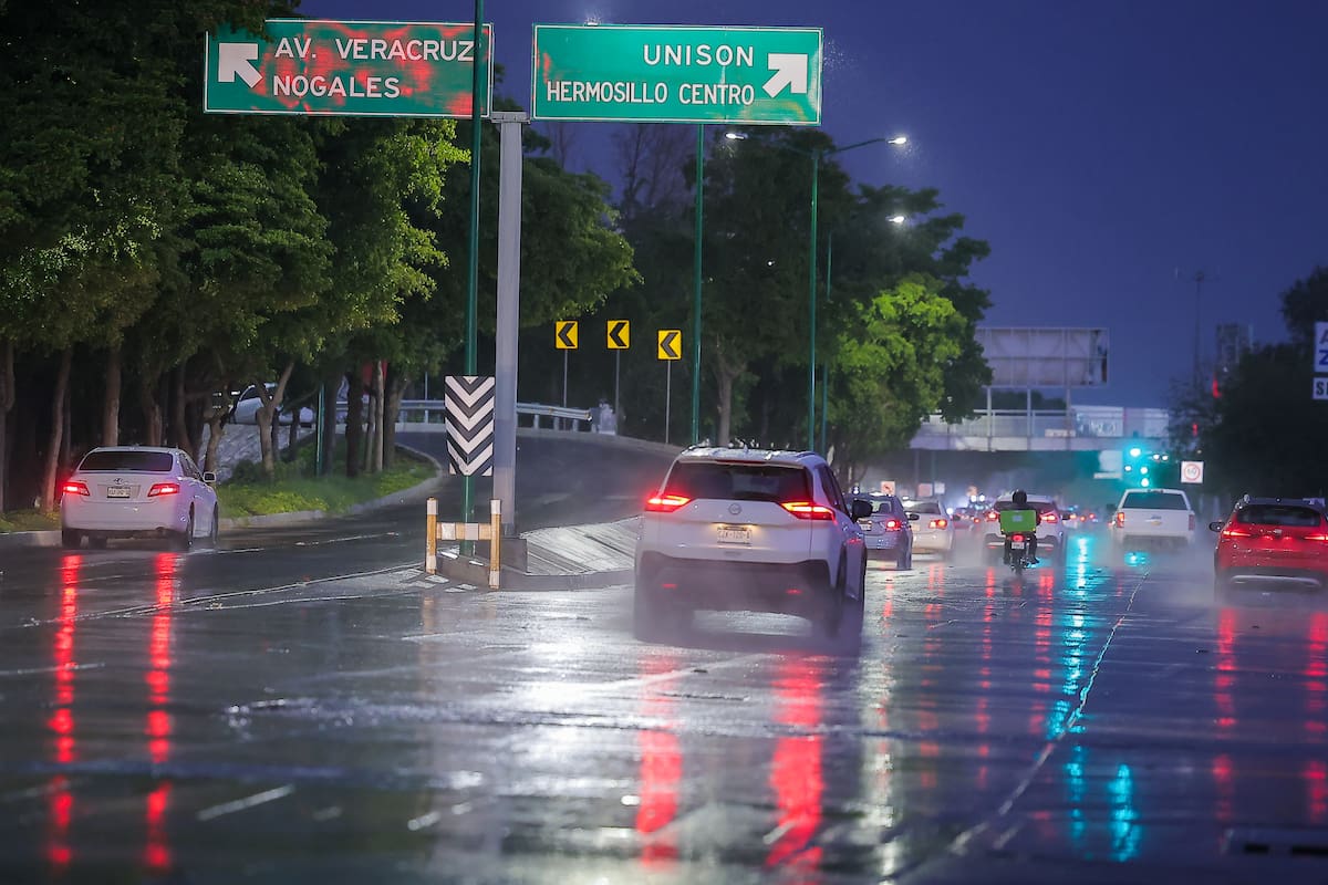 Hermosillo registra la lluvia más intensa de la temporada con 44.5 milímetros y agosto se consolida como el mes más lluvioso de 2025: Conagua