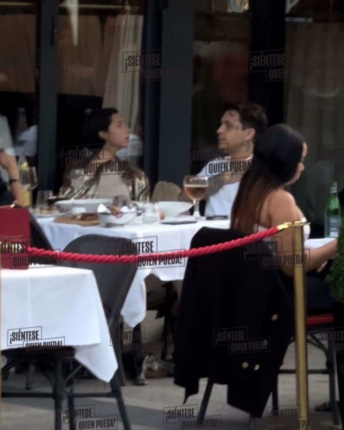 Ángela Angela y Christian Nodal en París