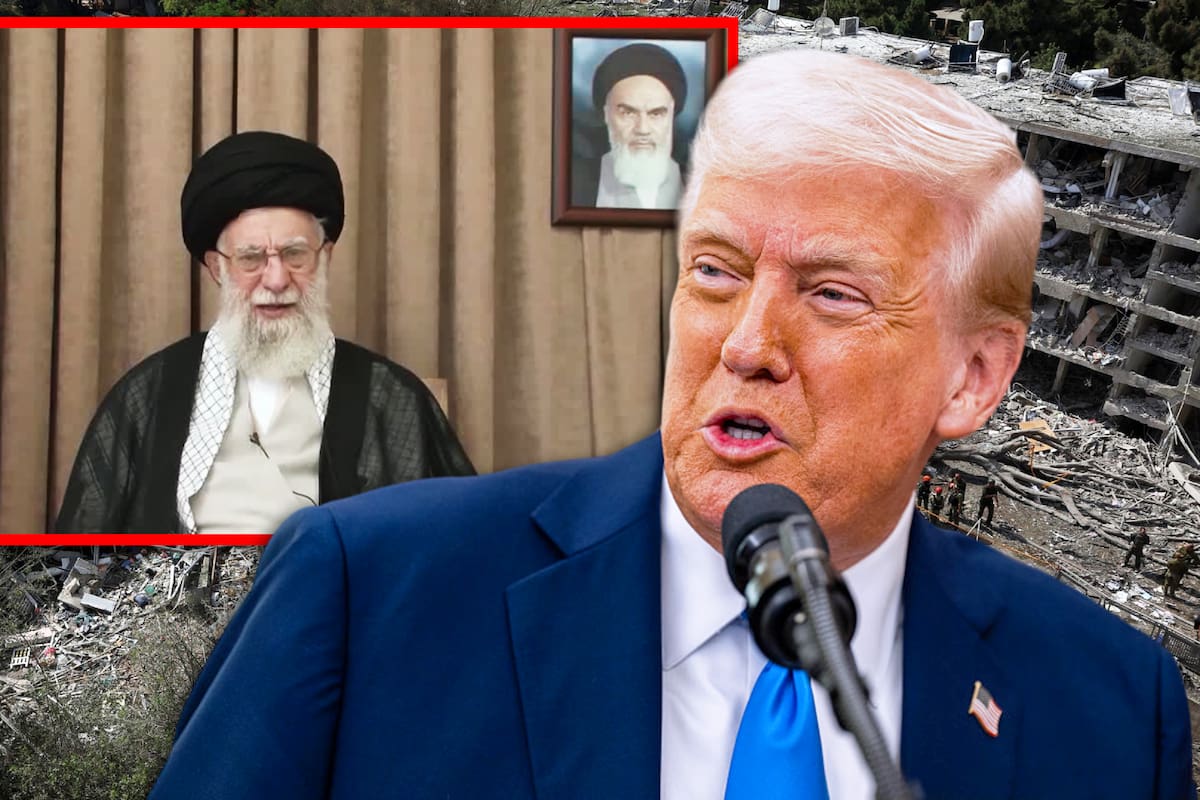 Trump asegura que “salvó la vida” del líder iraní, pero él mismo lo amenazó y dijo que “sabían dónde estaba escondido”