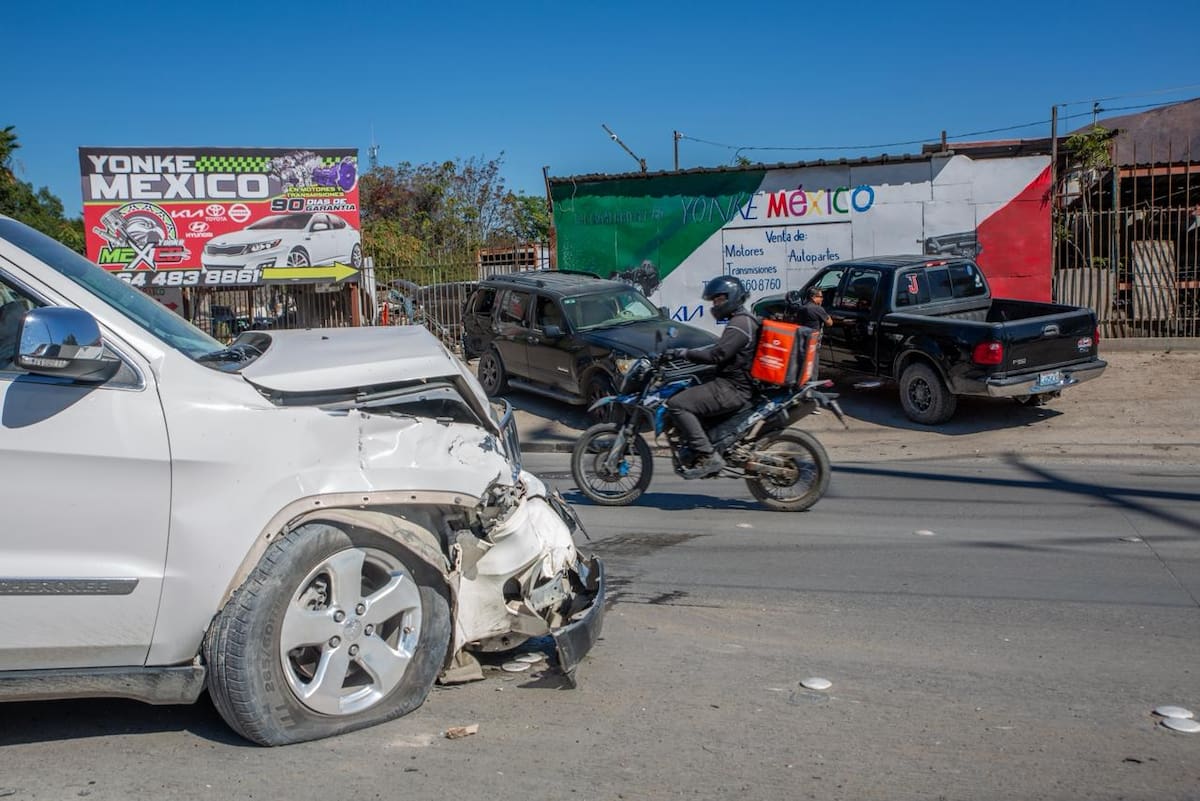 No se reportaron lesionados tras el percance. Foto: Border Zoom