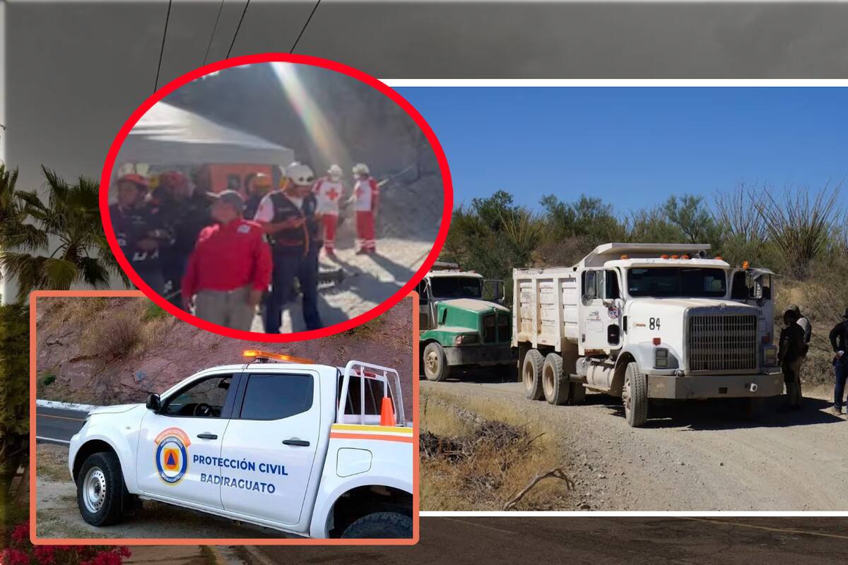 Derrumbe en mina de Badiraguato, Sinaloa reporta protección civil; hay al menos cinco trabajadores atrapados