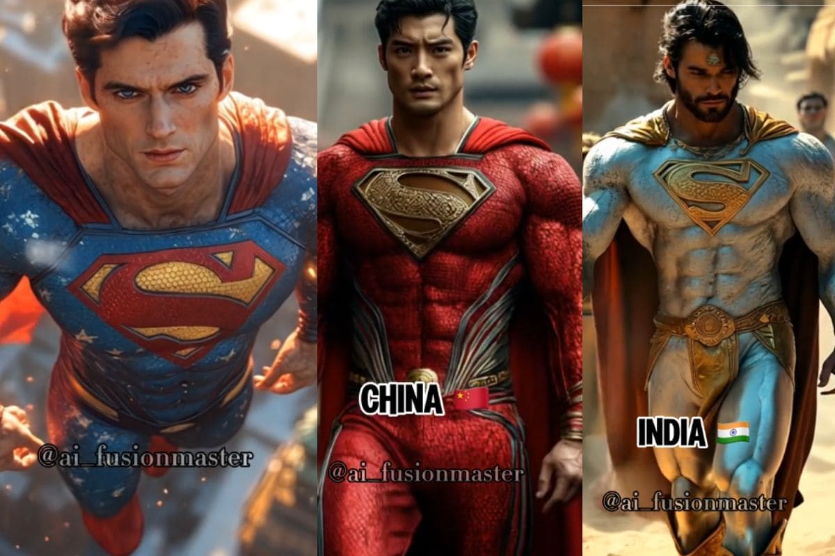 Así se vería Superman en distintos países según la inteligencia artificial