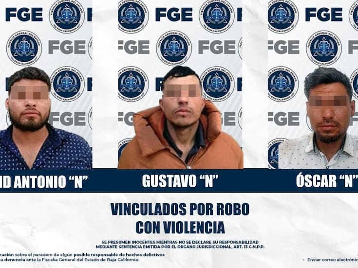 Tres imputados por robos con violencia quedan en prisión preventiva