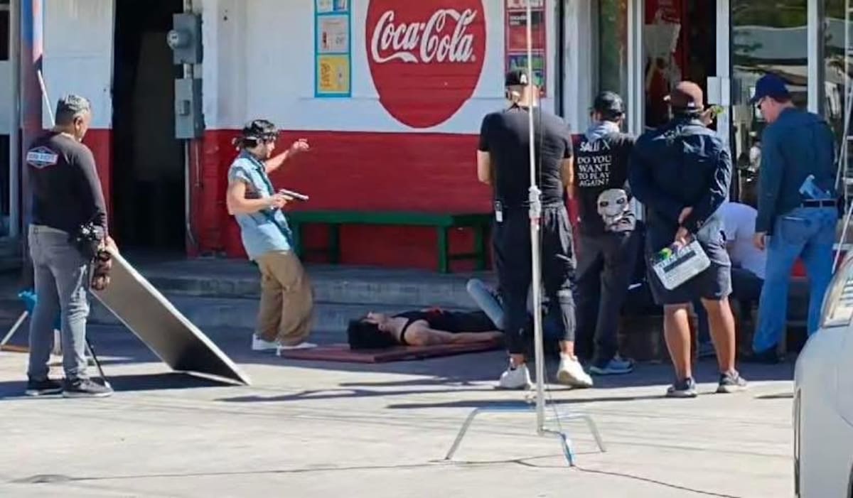 Captura de una escena de la película "Coyote", grabada en Nogales, Sonora.
