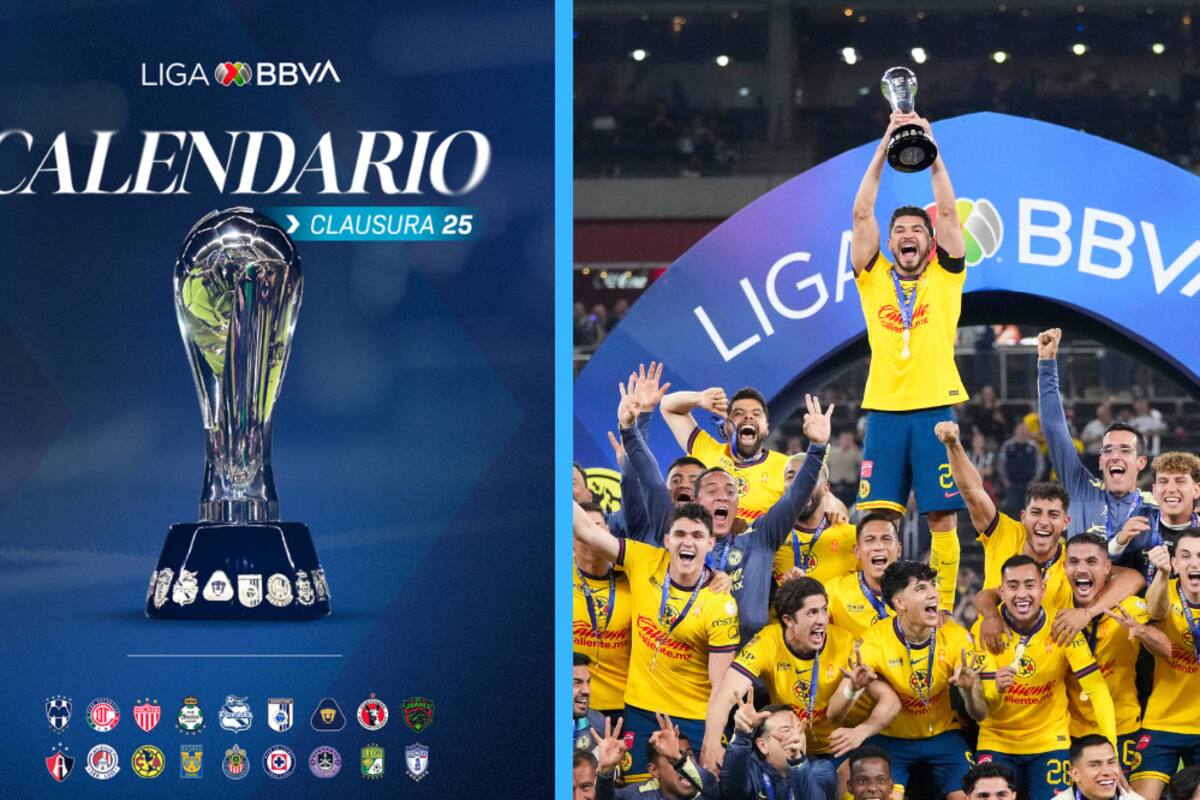 ¡Saquen la agenda! Listo el calendario de la Liga MX para el Clausura 2025