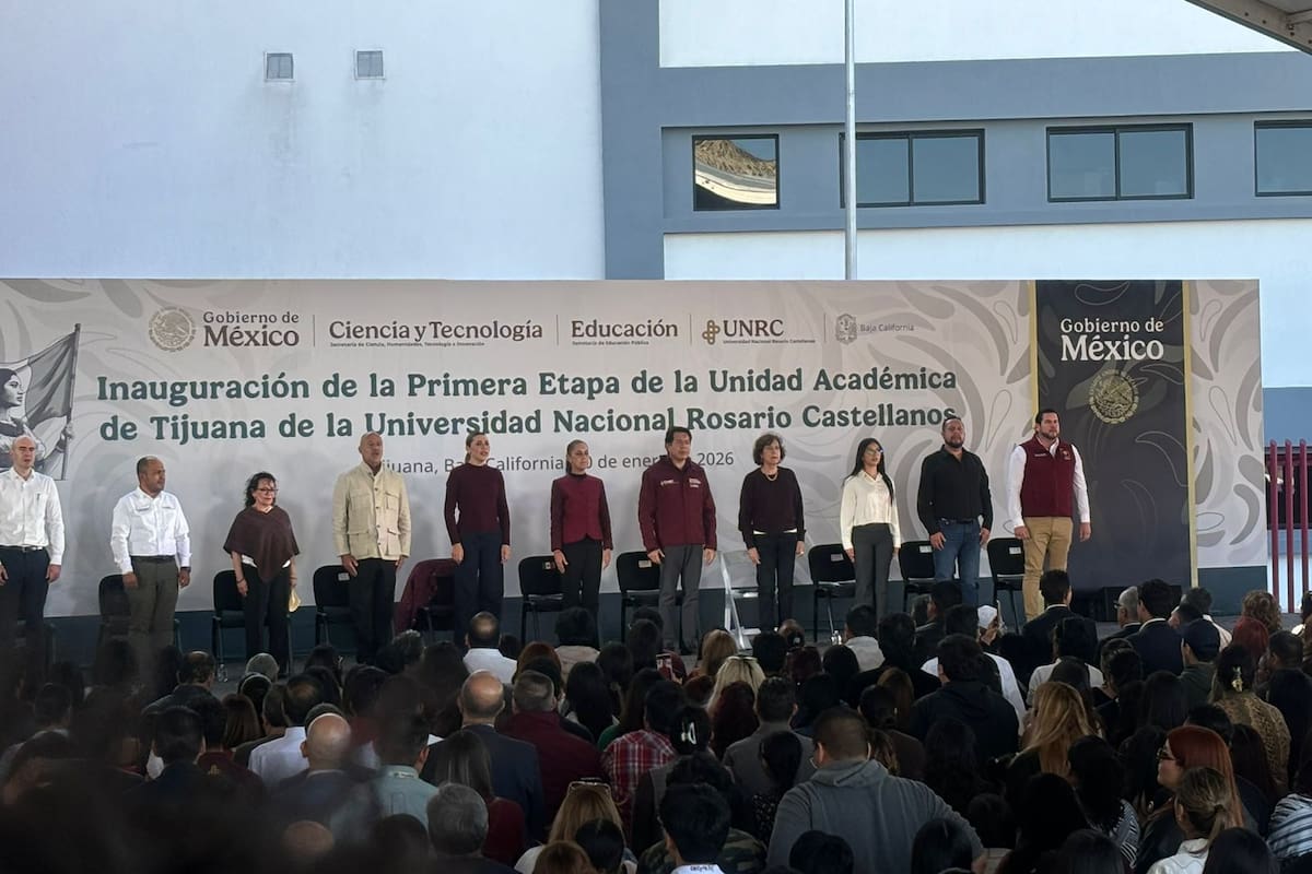Inaugura Claudia Sheinbaum campus de la Universidad Nacional Rosario Castellanos en Tijuana
