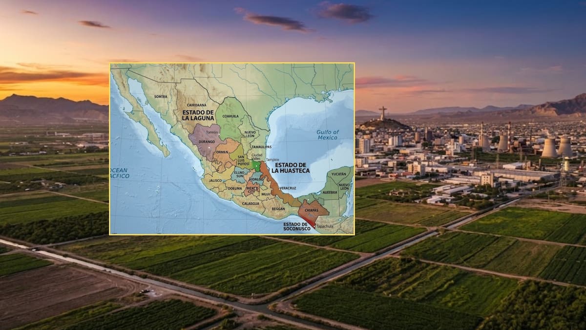 El mapa de México podría sumar 3 nuevos estados con sus propios congresos locales, gobernadores y asignación directa de participaciones federales para reorganizar la administración pública de 32 a 35 entidades federativas