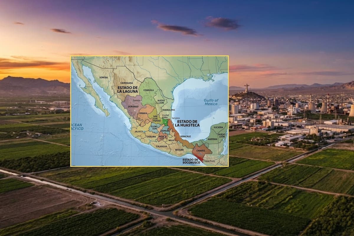 El mapa de México podría sumar 3 nuevos estados con sus propios congresos locales, gobernadores y asignación directa de participaciones federales para reorganizar la administración pública de 32 a 35 entidades federativas