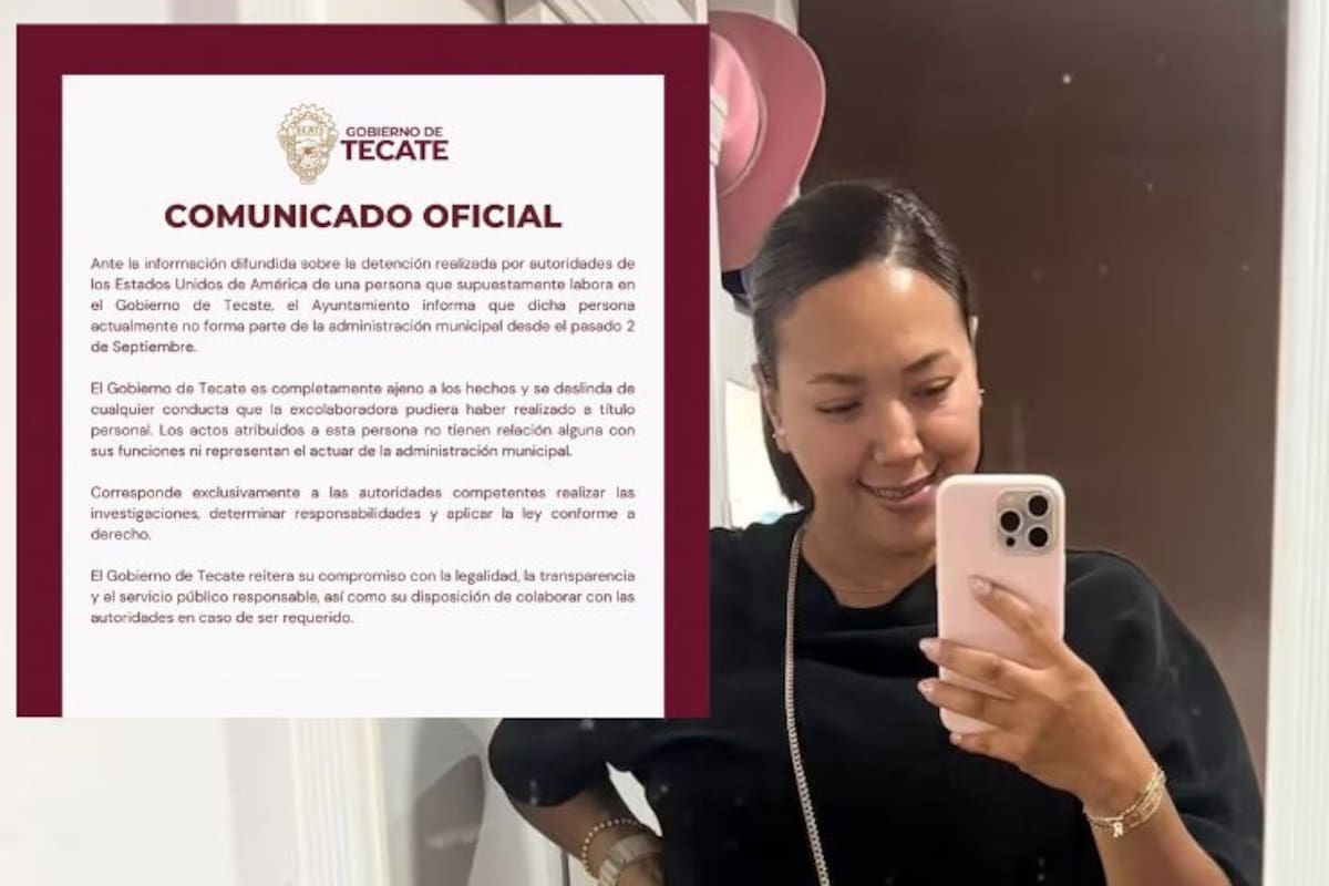 Ayuntamiento de Tecate se deslinda de empleada detenida con metanfetamina en garita