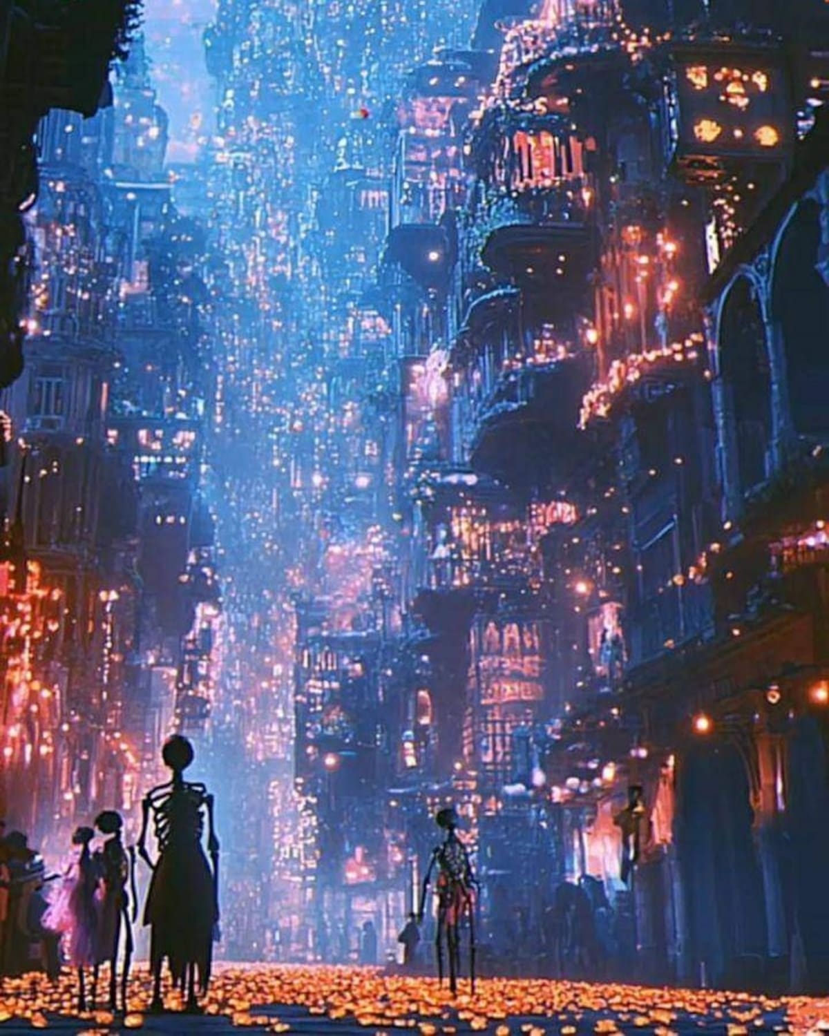 El mundo de los muertos en la vida real según una IA