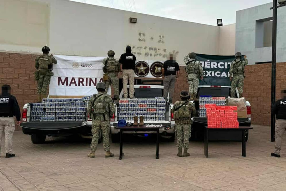 Decomisan narcóticos, cigarros, equipo táctico y cerveza en SLRC