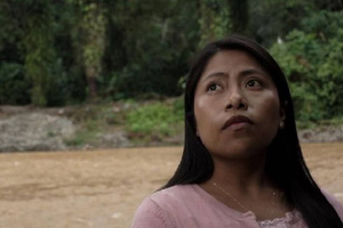 Primeras imágenes de Yalitza Aparicio en rodaje de “Peace Peace Now Now”