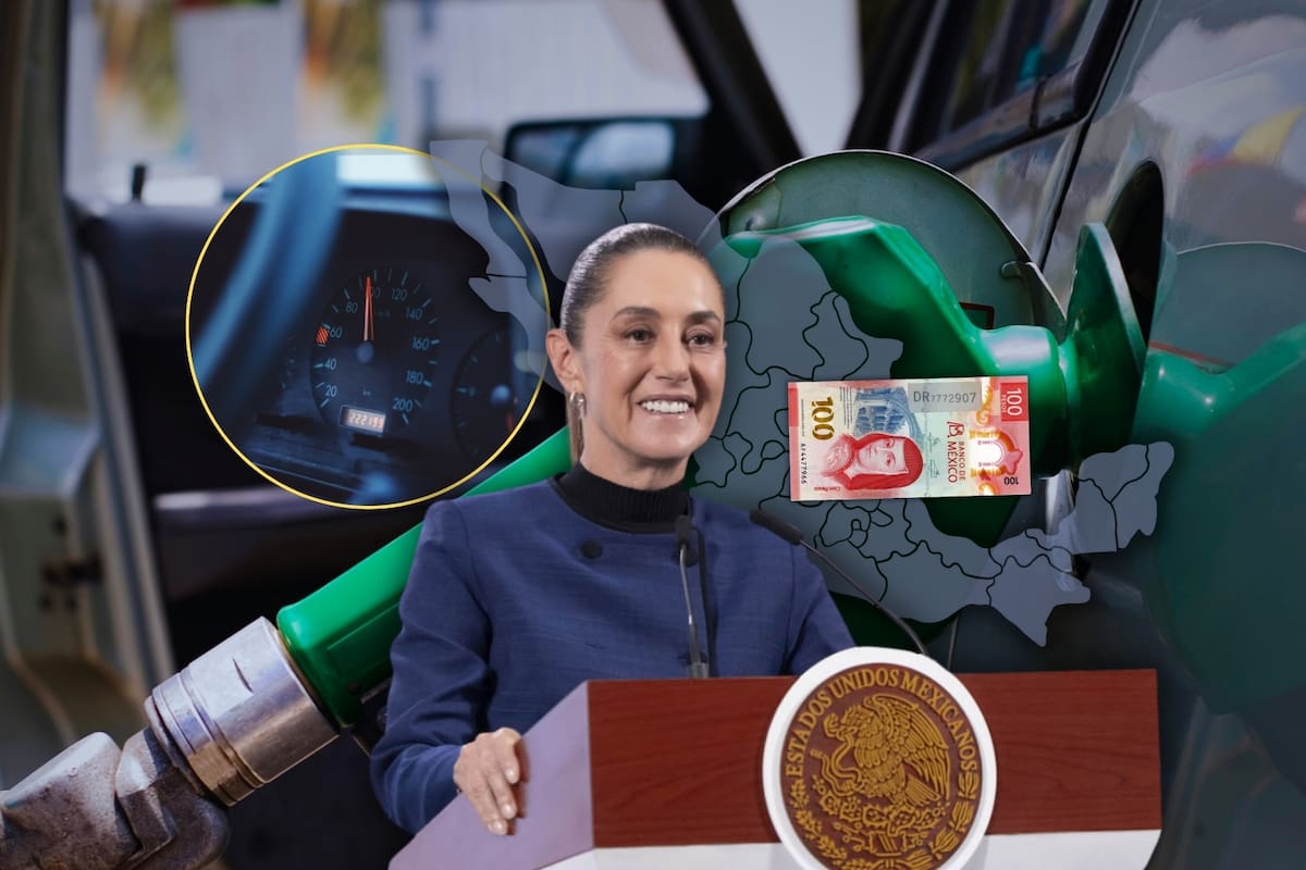 ¿Cuántos kilómetros rinden 100 pesos de gasolina con el tope en el precio impulsado por Claudia Sheinbaum?