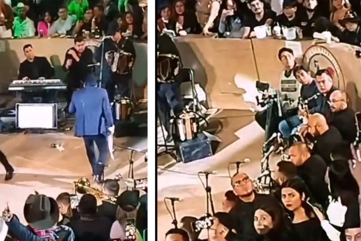 VIDEO: Julión Álvarez es agredido en el palenque de Puebla