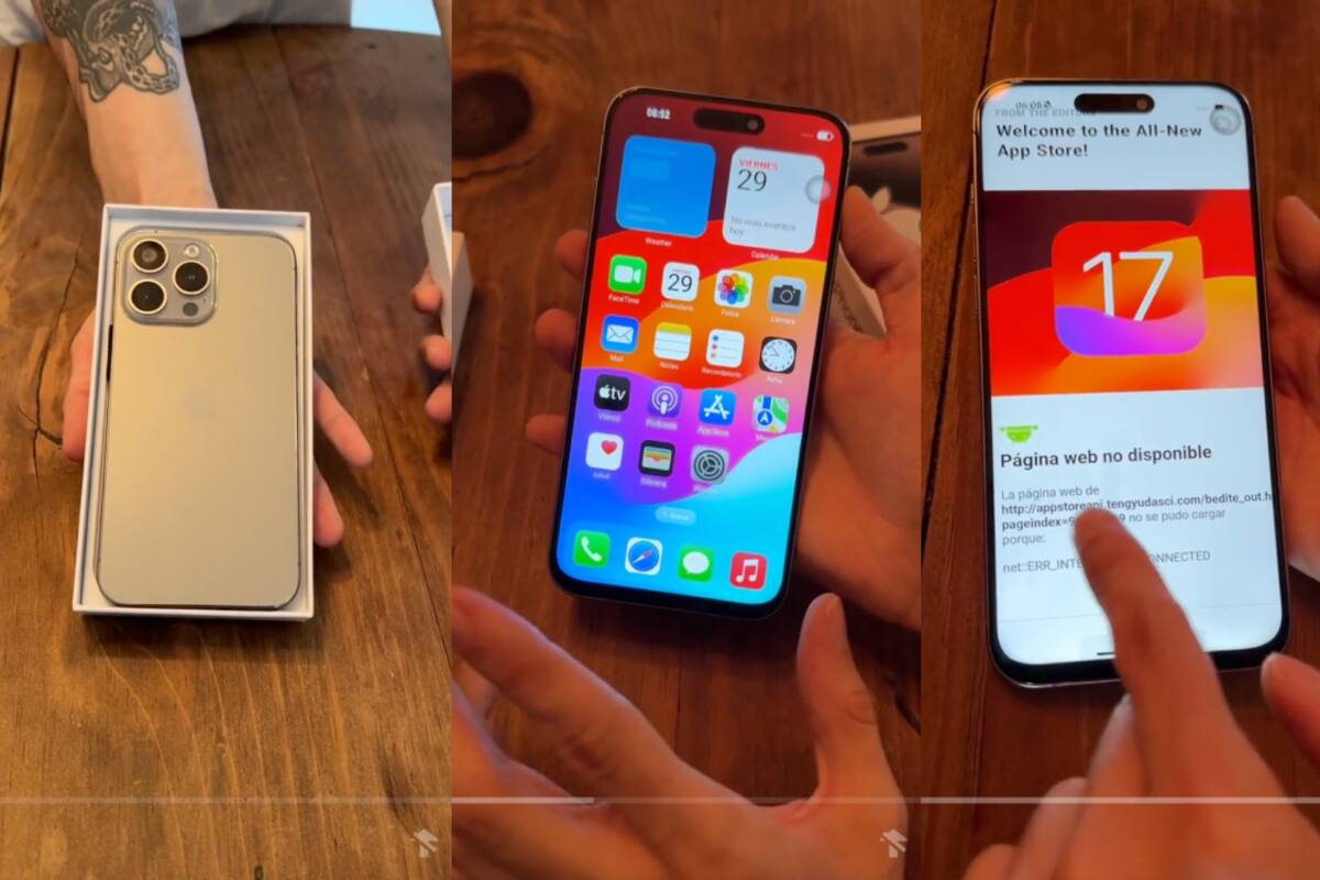 Tiktoker reseña un iPhone 15 pirata que compró por solo 2 mil pesos mexicanos (VIDEO)