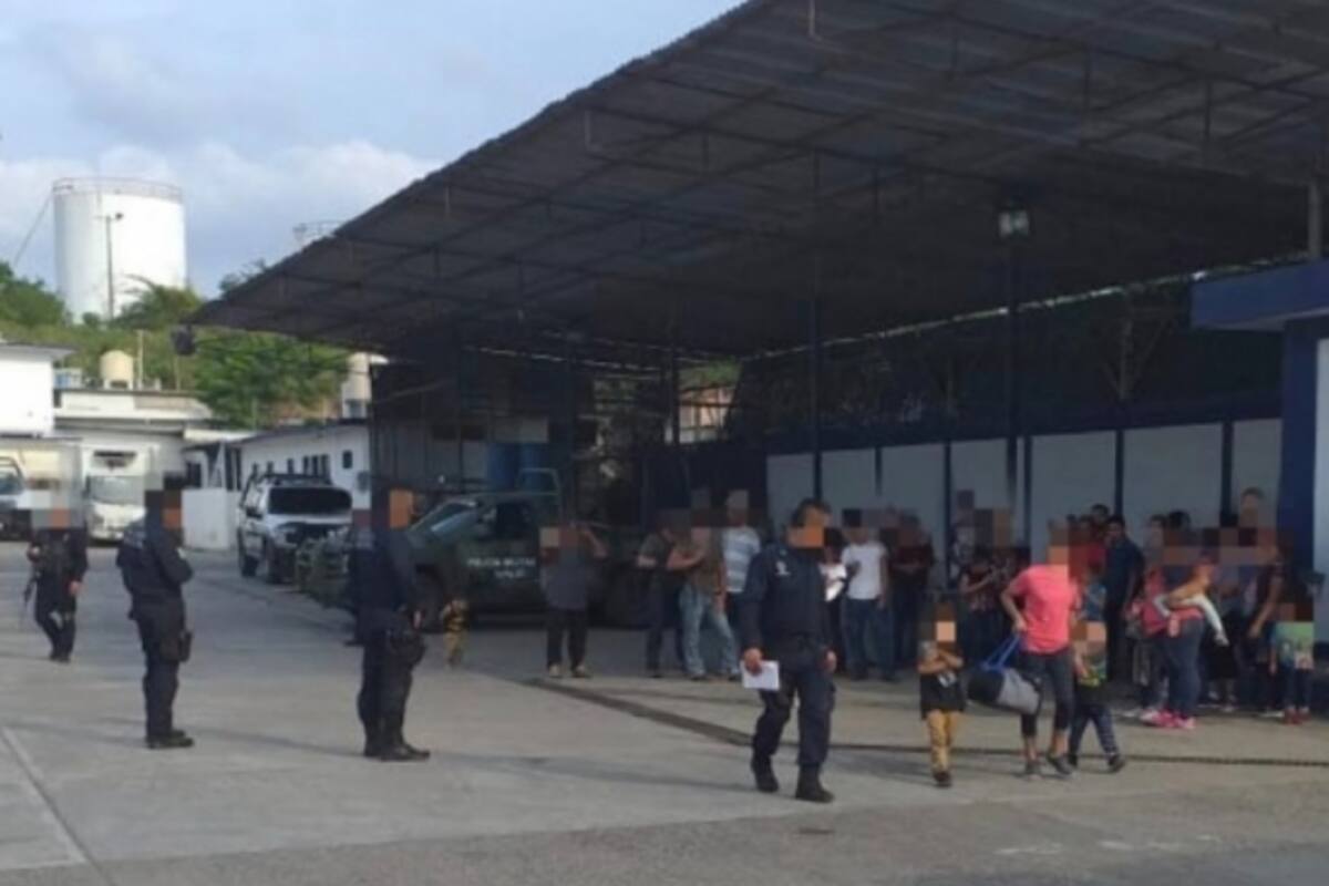 Detienen en Veracruz a 43 indocumentados centroamericanos