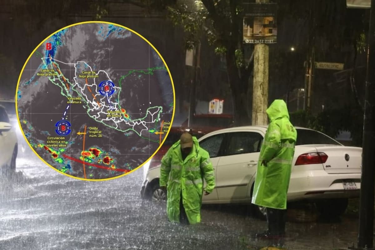 Monzón mexicano traerá lluvias muy fuertes este viernes 14 de agosto; el calor alcanzará 45 °C en varios estados