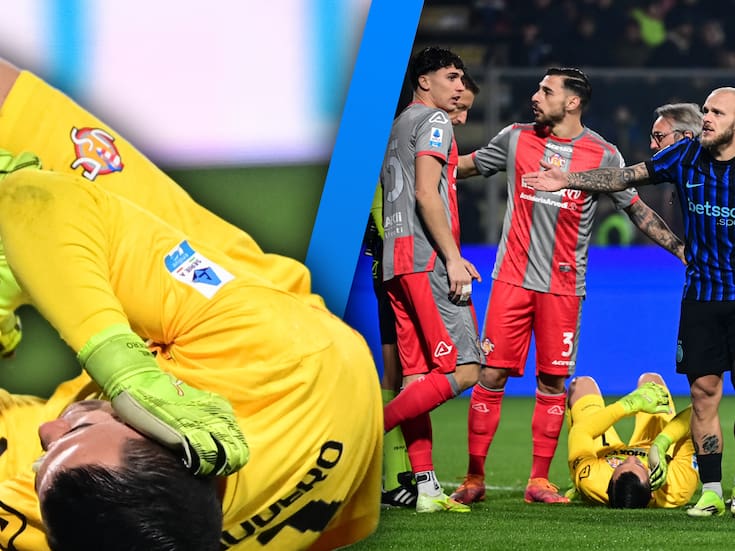 Portero del Cremonese fue atacado con un explosivo durante partido de la Serie A