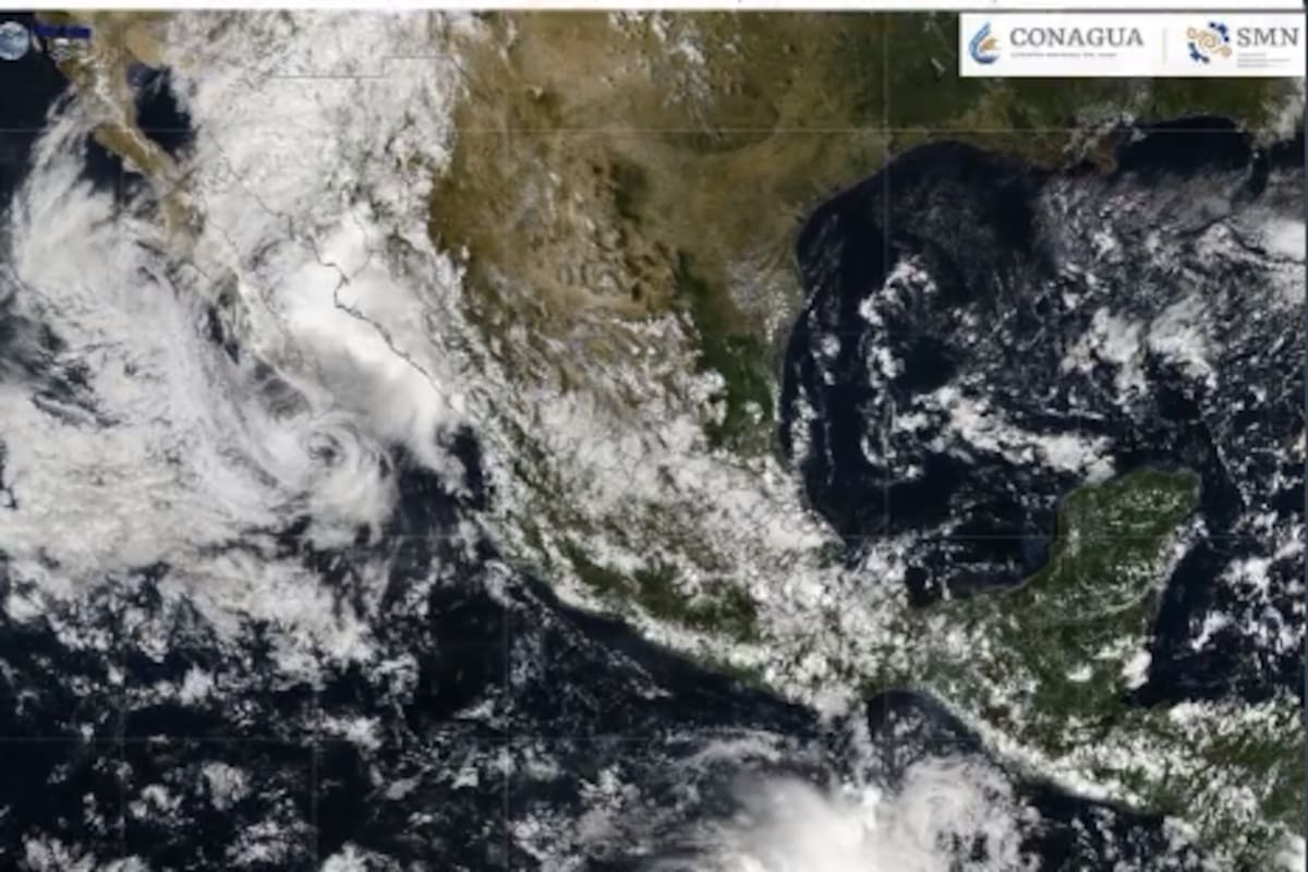 La depresión tropical Raymond se acerca a Baja California Sur; lluvias intensas y fuertes vientos en Sonora, Nayarit, Sinaloa, Durango y Baja California