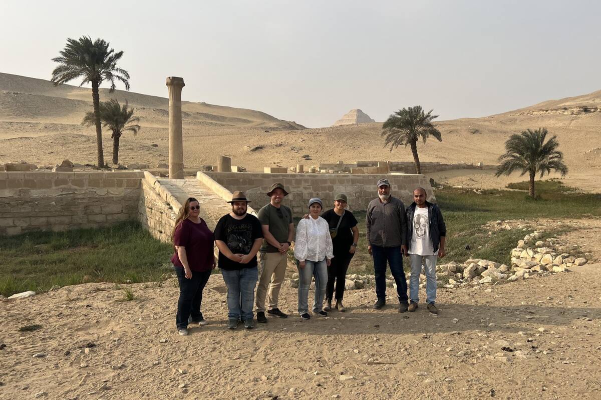 Pirámides egipcias construida junto a desaparecido brazo de agua del Nilo