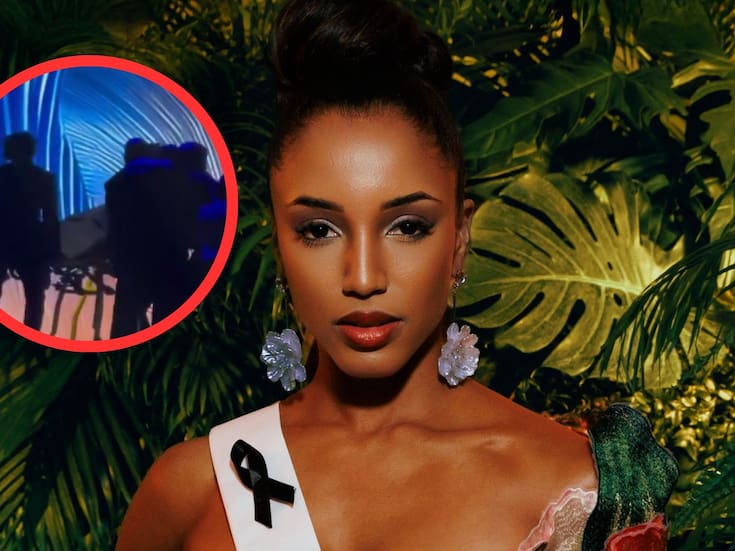 Miss Jamaica sufre aparatosa caída y fue sacada en camilla durante la preliminar de Miss Universo 2025