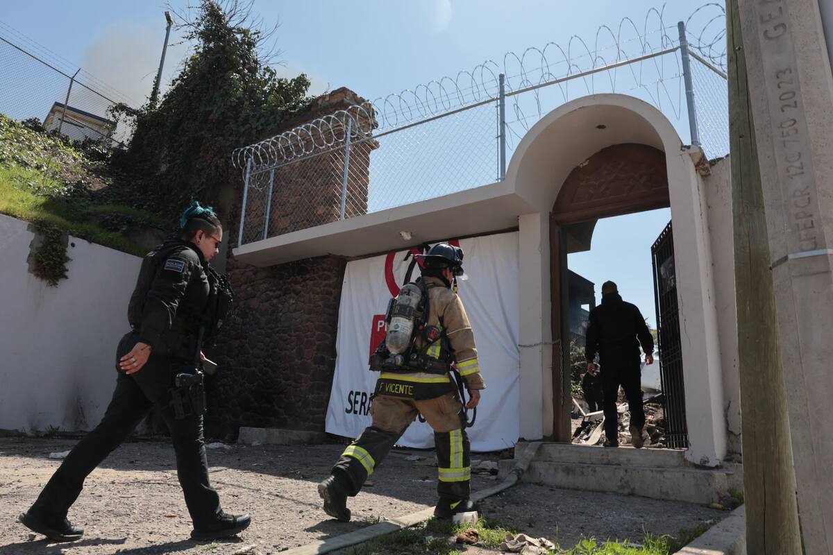 El inmueble estaba ubicado en la colonia Buena Vista de la ciudad de Tijuana. Foto: Sergio Ortiz