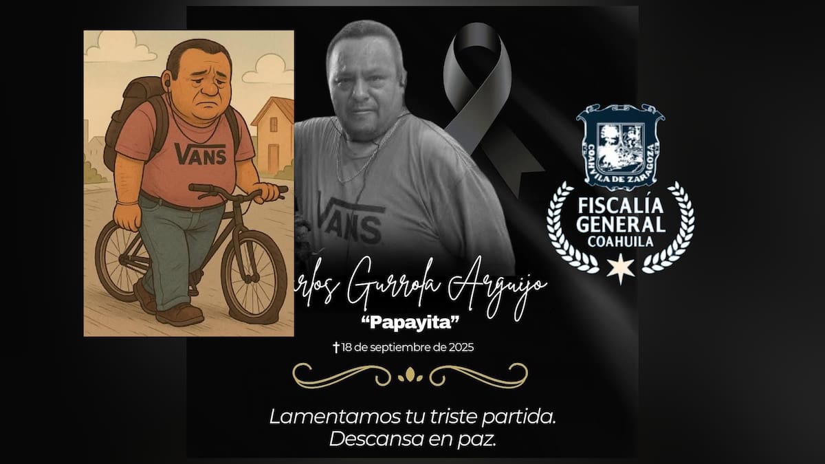 Muerte del ‘Papayita’: Autoridades de Coahuila descartarían que sea delito doloso y afirman que versión no es “como las redes cuentan”, dice fiscal del estado