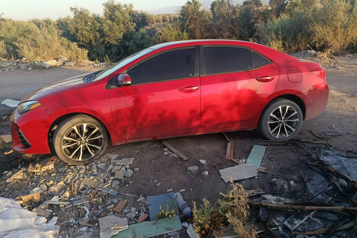 Encuentran carro abandonado que estaría relacionado con robo a casa en Mexicali