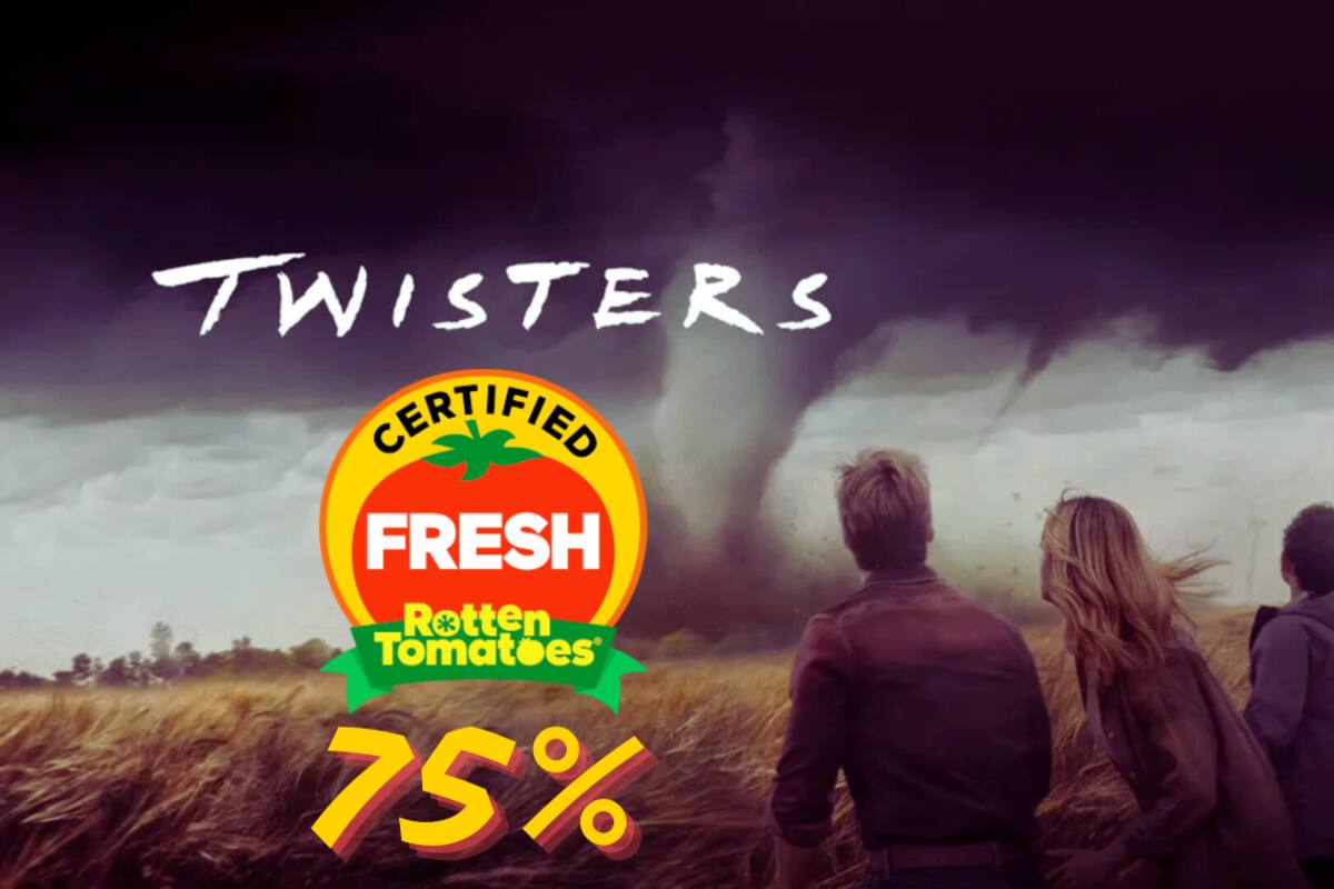 ¡Oficial! 'Twisters' debuta en Rotten Tomatoes con un 75% de calificación en sus primeras 20 visualizaciones