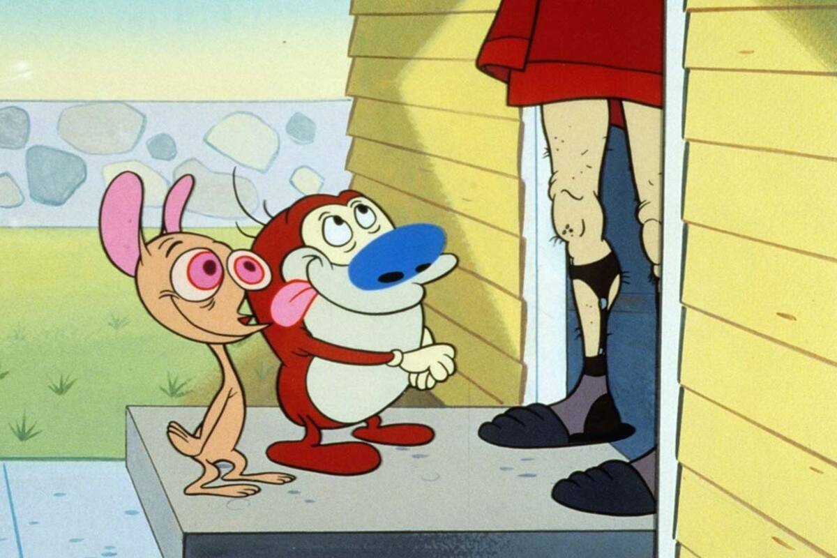 Ren y Stimpy: La IA los visualiza de manera perturbadora