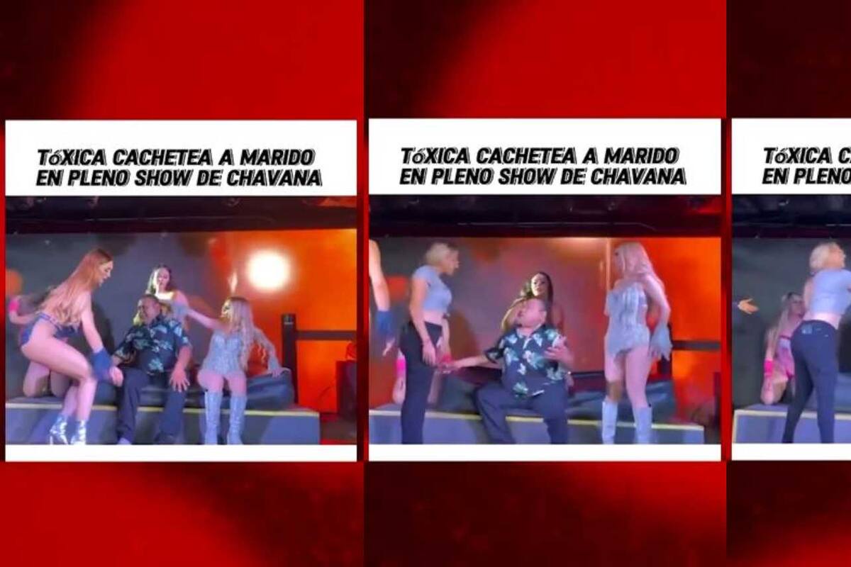 VIDEO: Mujer enfurecida cachetea a su esposo por participar en el show de Ernesto Chavana