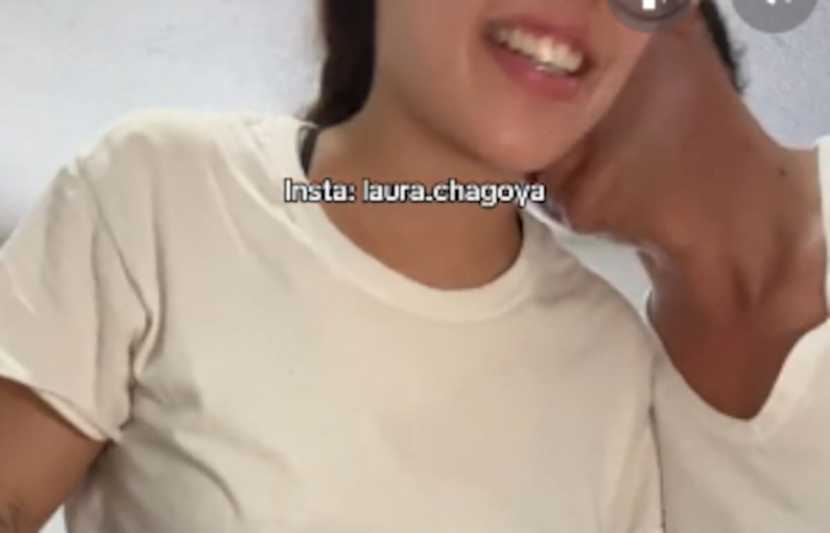 Momento en que la joven es acosada. / @Laura.chagoya