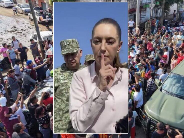 Sheinbaum aclara gesto de silencio que hizo en Poza Rica ante habitantes