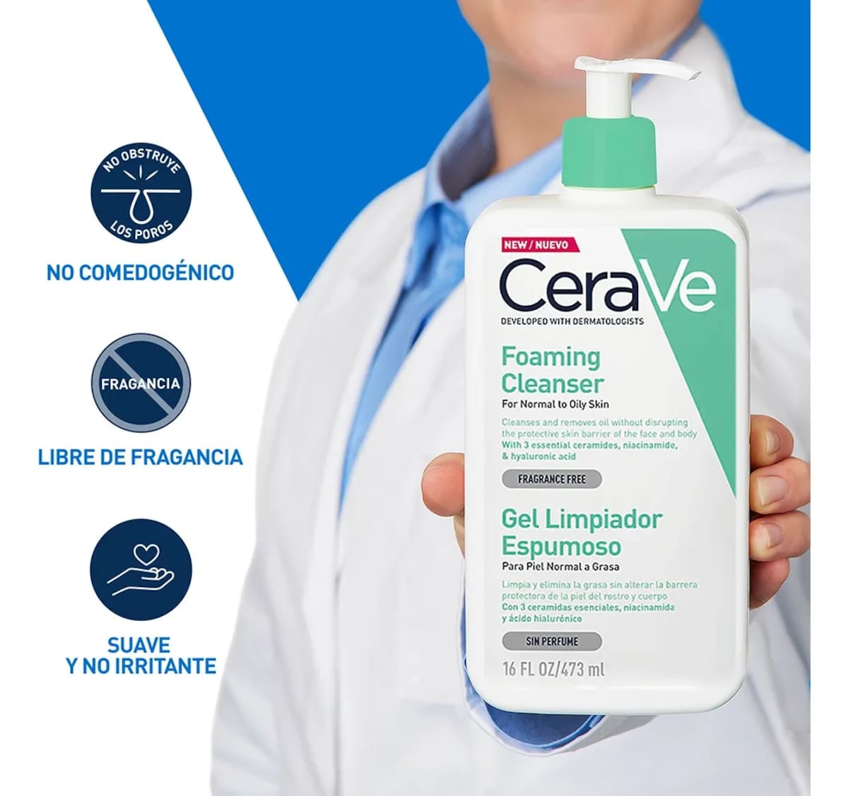 Gel Limpiador Espumoso de CeraVe | Mercado Libre