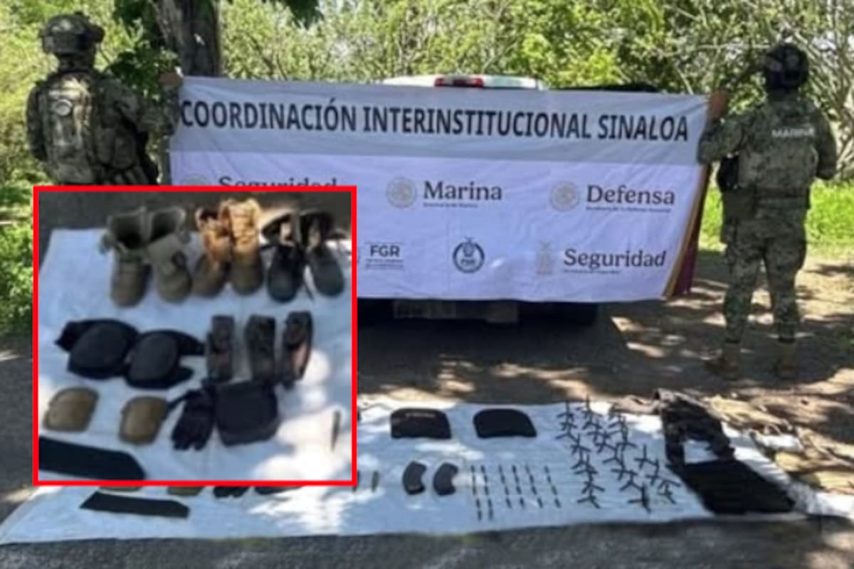 Hallan vehículo blindado con cartuchos y equipo táctico en Sinaloa durante operativo militar